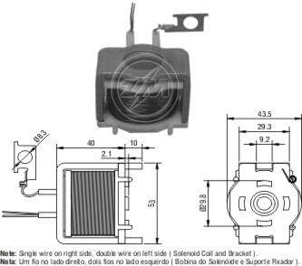 AUTOMATICO RELE MOTOR PARTIDA DENSO DODGE 12V - ZM1421