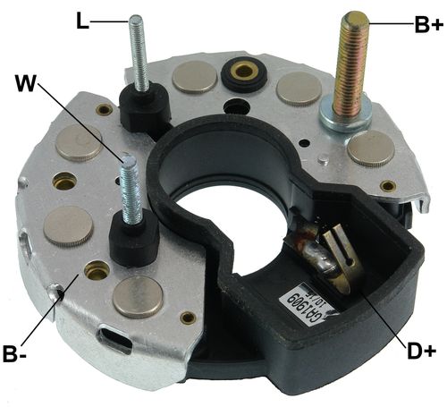 PLACA RETIFICADORA ALTERNADOR MB CAMINHOES BOSCH 120A - GA1909