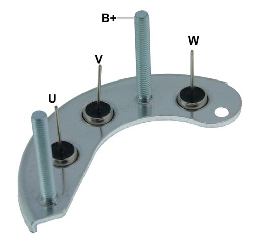 PLACA RETIFICADORA ALTERNADOR FORD VW CHT 105A - GA1404