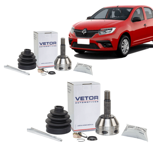 Par Junta Homocinética Renault Clio Logan Megane Sandero