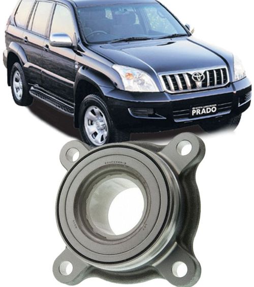 Cubo de Roda Dianteiro Com Rolamento Land Cruiser Prado 3.0 2003 a 2009