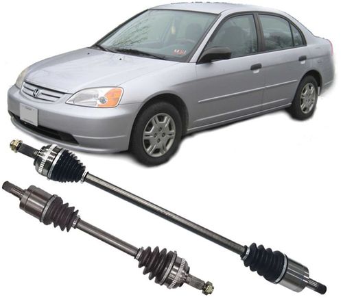 Par de Semi Eixo Homocinetico Civic 1.7 2001/2006