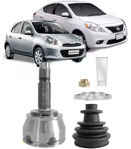 Junta Homocinetica Nissan March 1.0 16V Flex e 1.0 3cc 12V Apos 2012