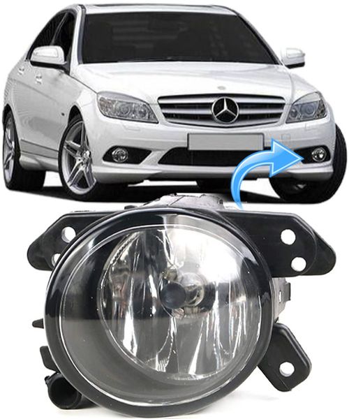 Farol de Milha Mercedes C180 C200 C280 de 2007 À 2011 - Ld Esquerdo