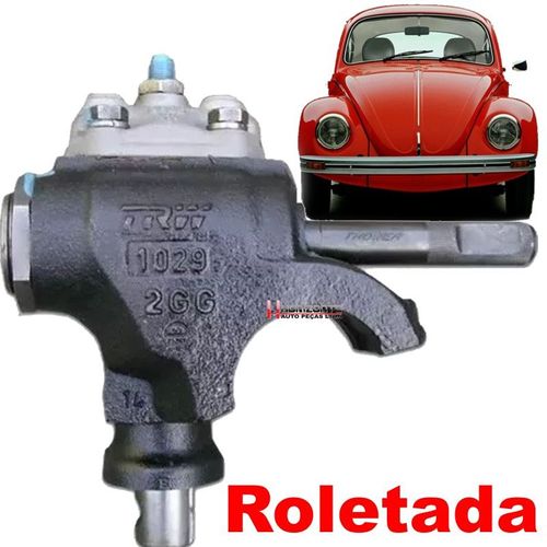 Caixa De Direcao Fusca Brasilia TL Variant Puma Remanufaturado Roletada