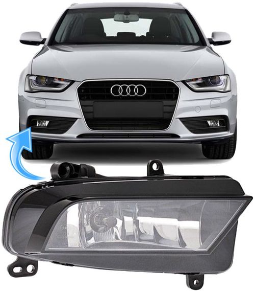 Farol De Milha Auxiliar Audi A4 De 2013 À 2016 - Ld Direito
