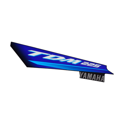 Faixa Adesivo Tampa Lateral Esq TDM 225 05 Preto Original Yamaha