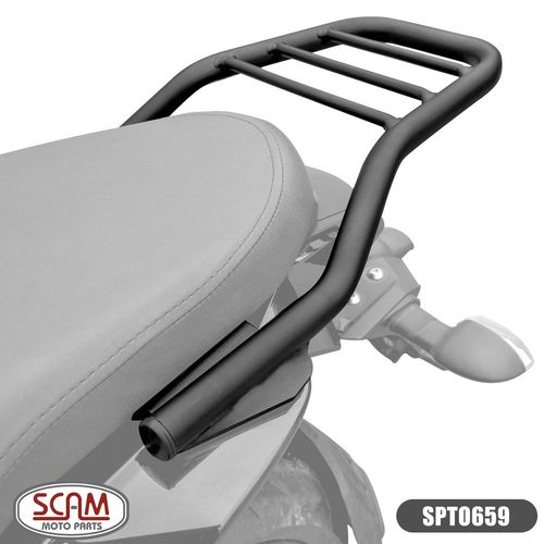 Bagageiro Suporte Baú Fazer FZ 15 150 23+ Scam