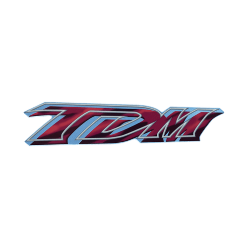 Emblema Adesivo Tanque Esquerdo TDM 850 01 Vermelho Original Yamaha