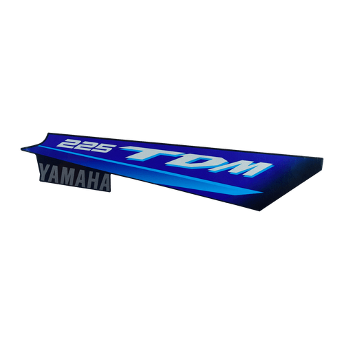 Adesivo da Tampa Lateral Direito TDM 225 Preto Original Yamaha