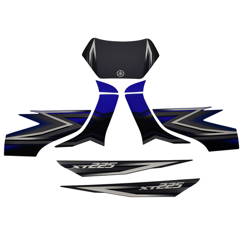 Jogo Faixa Adesivo XT 225 2006 Azul Original Yamaha