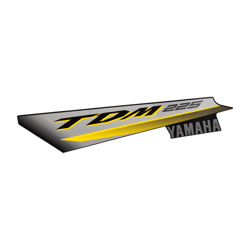 Faixa Adesivo Tampa Lateral Esq TDM 225 04 Preto Original Yamaha