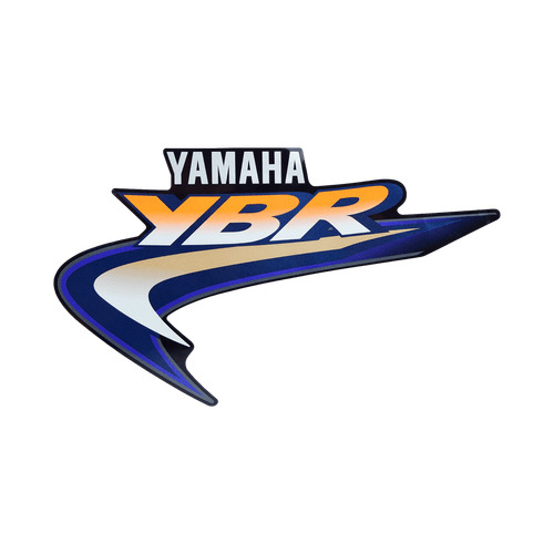 Faixa Adesivo Esq do Tanque YBR 125 03 Azul Original Yamaha