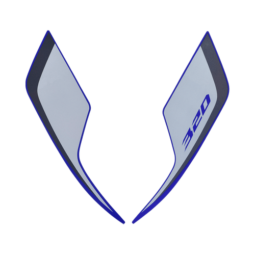 Par Adesivos Carenagem Frontal YZF R3 Original Yamaha