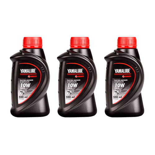 3 Un Óleo Yamalube 10W Suspensão Bengala 1,5 Lts Original Yamaha