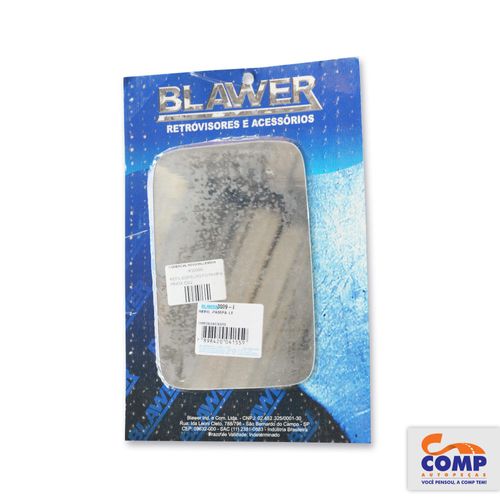 Lente de Espelho Retrovisor Esquerdo Pampa Blawer 3009 - E Lado Motorista