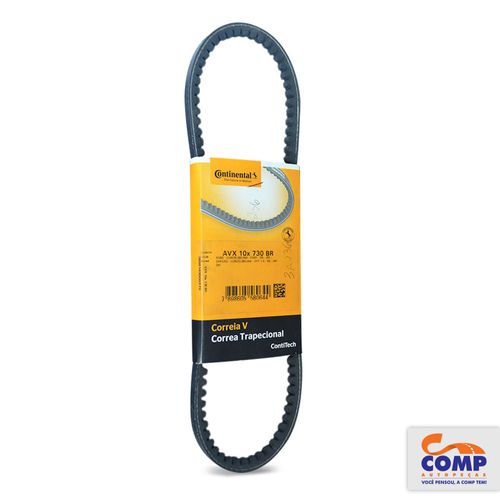 Correia V Trapecional Contitech Corcel Belina 1969 até 1986 AVX10X730 Direção Hidraúlica Virabrequim