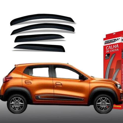 Calha de Chuva Kwid 4 Portas Renault Marçon