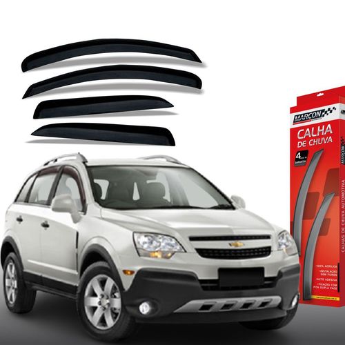 Calha de Chuva Captiva 4 Portas Chevrolet GM Marçon