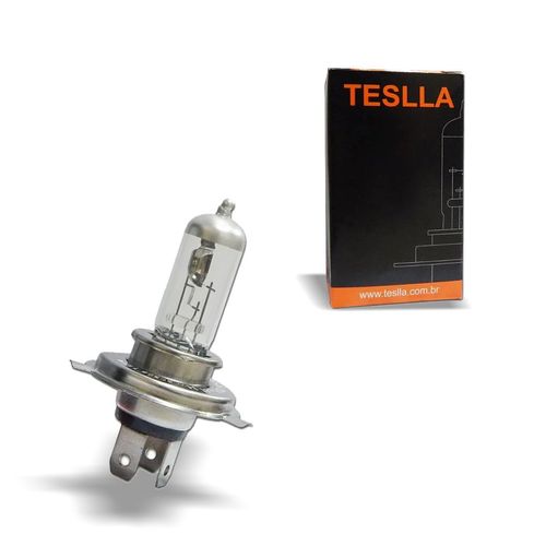 Lâmpada H4 Teslla Halógena 12V 60/55W 3200K
