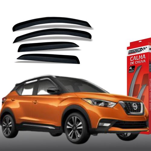 Calha de Chuva Kicks 4 Portas Nissan Marçon