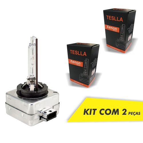 Lâmpada D1S Teslla Xenon 12V 35W 4300K - 2 Peças