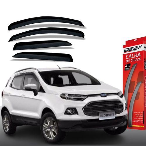 Calha de Chuva Ecosport 2016 em Diante 4 Portas Ford Marçon
