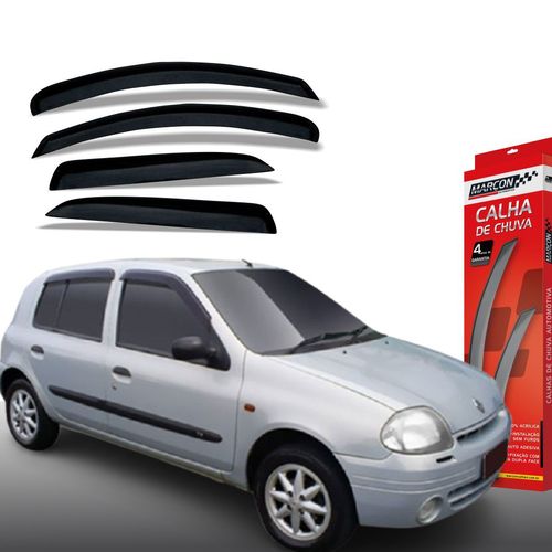 Calha de Chuva Clio Hatch Sedan 4 Portas Renault Marçon