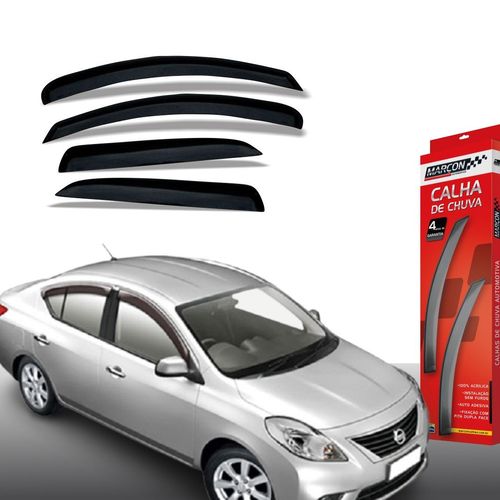 Calha de Chuva Versa 4 Portas Nissan Marçon
