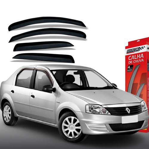 Calha de Chuva Logan até 2013 4 Portas Renault Marçon