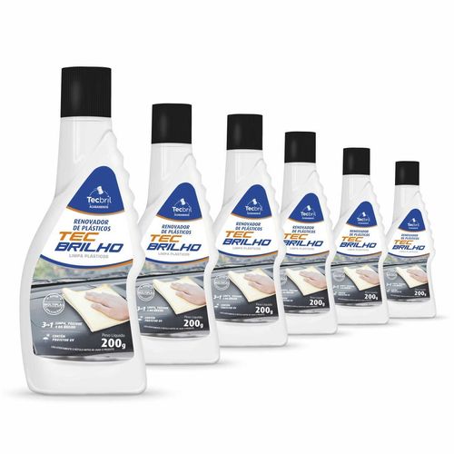 Renovador de Plásticos 200g Tecbril - 6 Peças