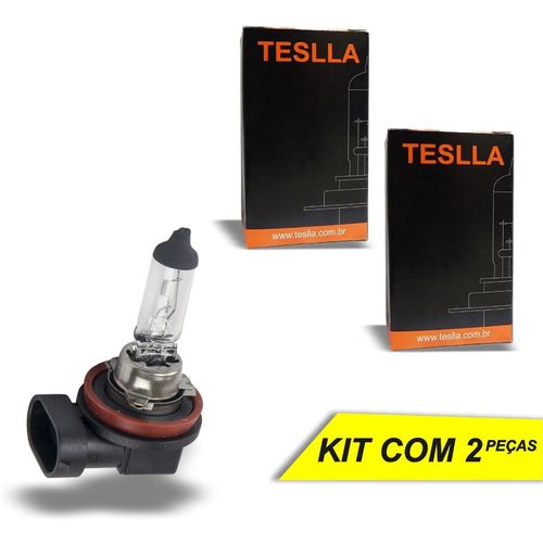Lâmpada H11 Teslla Halógena 12V 55W 3200K - 2 Peças