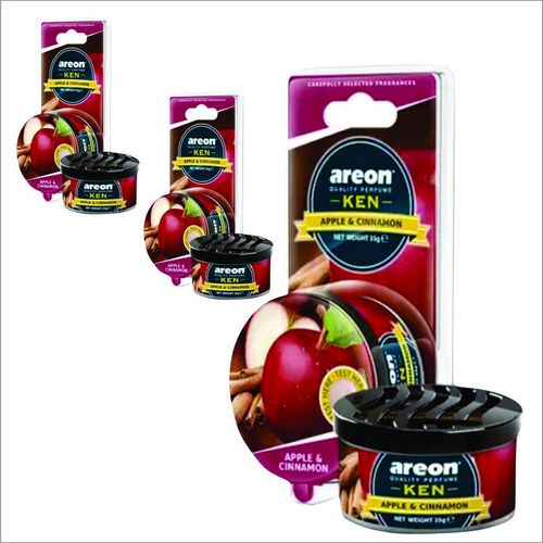 Aromatizante Areon KEN Apple Cinnamon 35g - 3 Peças