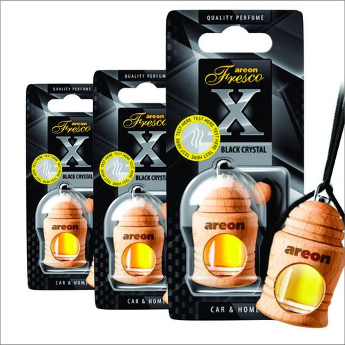 Aromatizante Areon Fresco X Version Black Crystal 4ml - 3 Peças