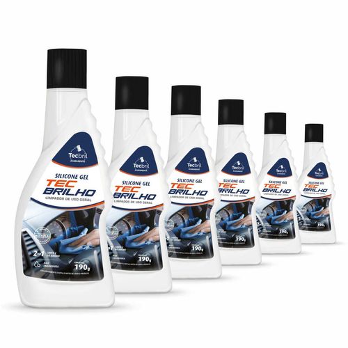 Silicone Gel 190g Tecbril - 6 Peças