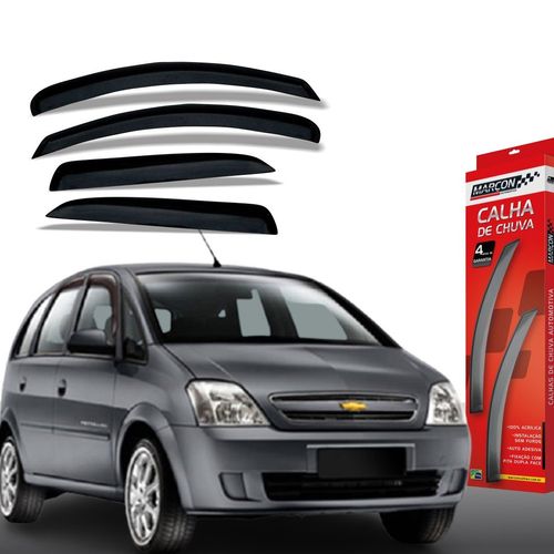 Calha de Chuva Meriva 4 Portas Chevrolet GM Marçon