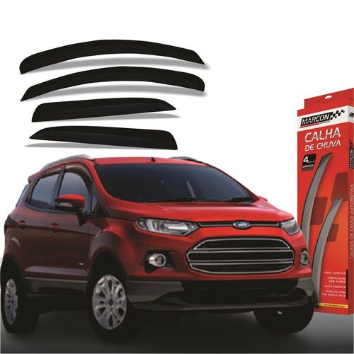 Calha de Chuva Ecosport 2013 até 2016 4 Portas Ford Marçon