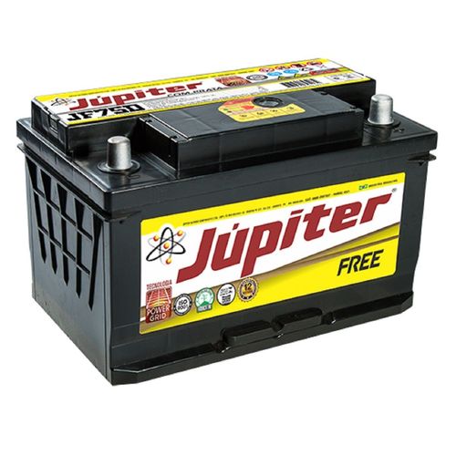Bateria Júpiter Livre De Manutenção 75Ah JJF75D JAGUAR X-TYPE SORENTO LIFAN X80 TUCSON JETTA S10