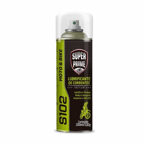 Lubrificante de Corrente S102 Super Prime Moto e Bike 200ml