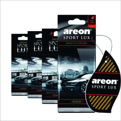 Aromatizante Areon Sport Lux Gold - 4 Peças