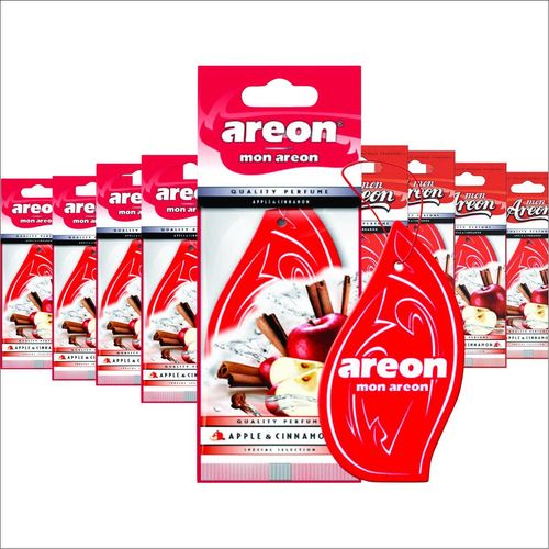Aromatizante Mon Areon Apple e Cinnamon - 9 Peças