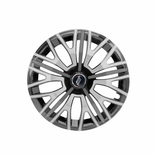 Calota Aro 14 Triton Sport Black Silver Graphite Universal