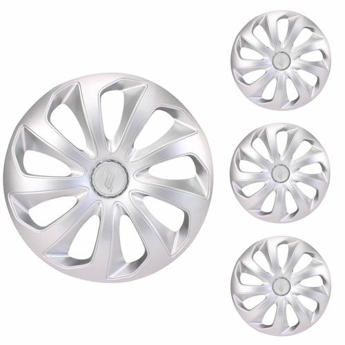 Jogo Calota Aro 14 Velox Silver Universal