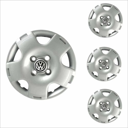 Jogo Calota Aro 13 Gol G4 2006 Volkswagen + Emblema Resinado