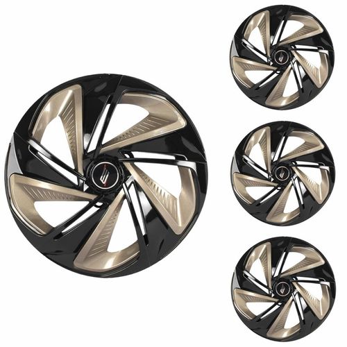 Jogo Calota Aro 13 Nitro X Black Gold Universal