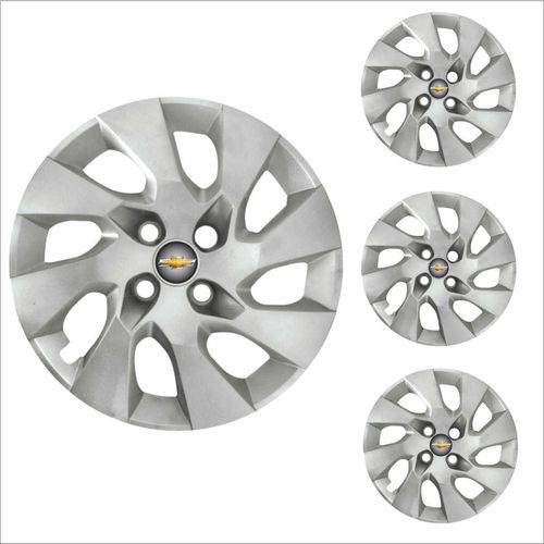 Jogo Calota Aro 15 Onix Prisma 2014 à 2016 Chevrolet GM + Emblema Resinado