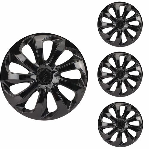 Jogo Calota Aro 15 Velox Black Universal
