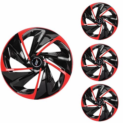 Jogo Calota Aro 13 Nitro Black Red Universal