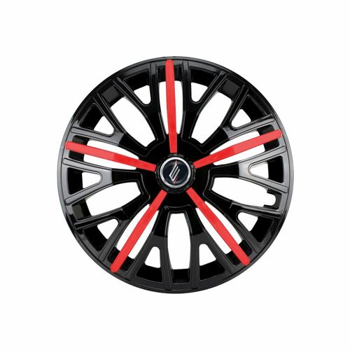 Calota Aro 13 Triton Sport Black Red Universal