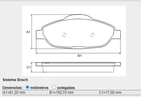 Pastilha Freio Dianteira Peugeot 308 1.6 16V 2007
